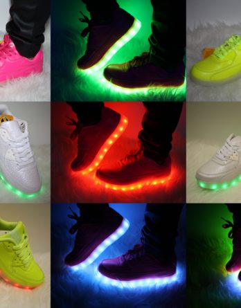 USB-ga laetavad vilkuvad tennised