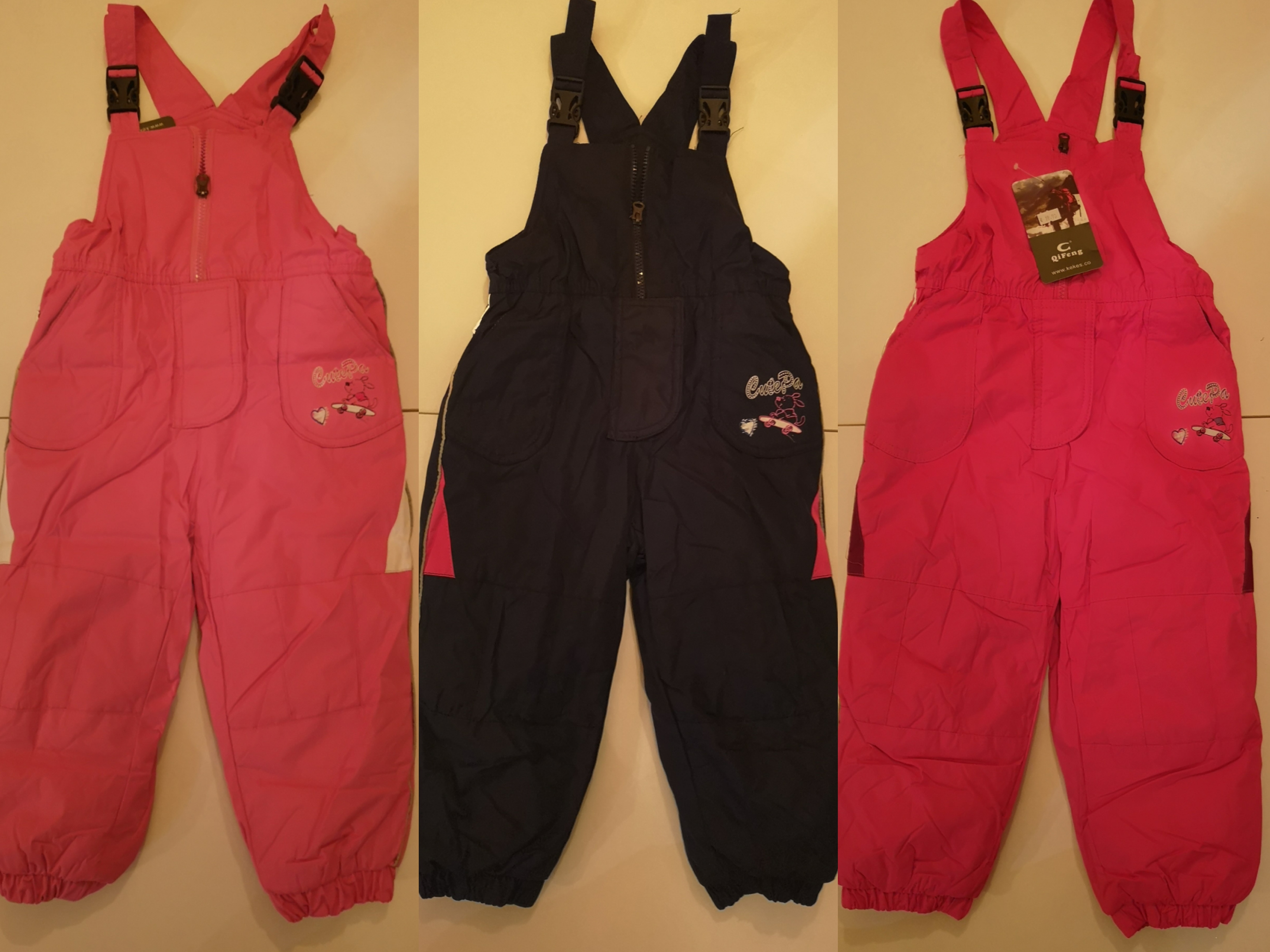 Väikeste tüdrukute suusapüksid