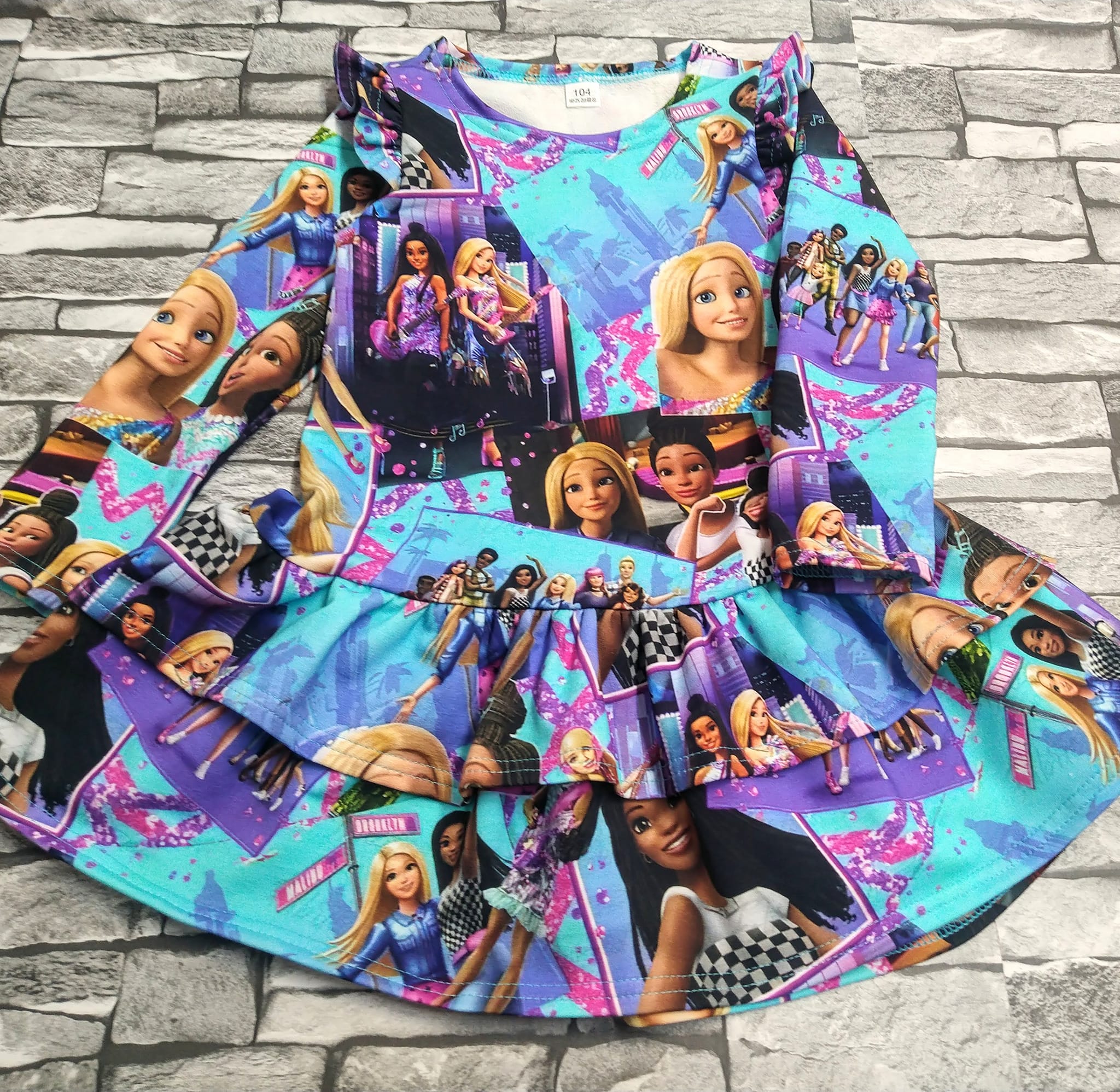 barbie sinine kleit 104-134